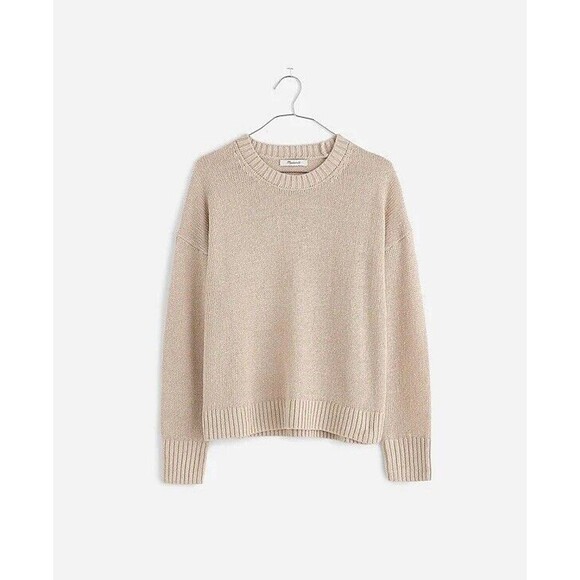 Madewell Linen Drop-Shoulder Sweater NWT Size XS - Picture 1 of 8